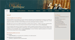 Desktop Screenshot of droitpolitique.com